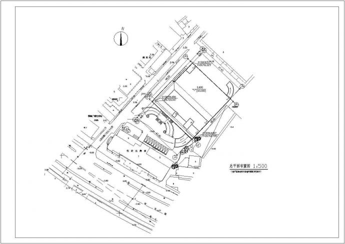 利安达综合大楼CAD建筑施工图_图1