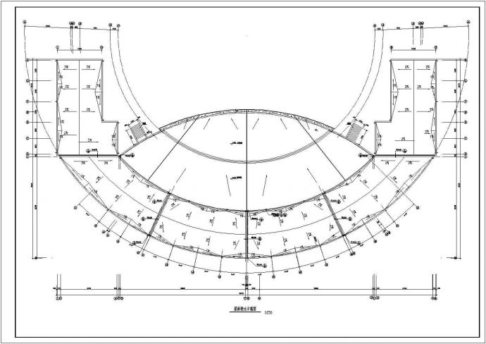 广场舞台及网点CAD建筑设计图_图1
