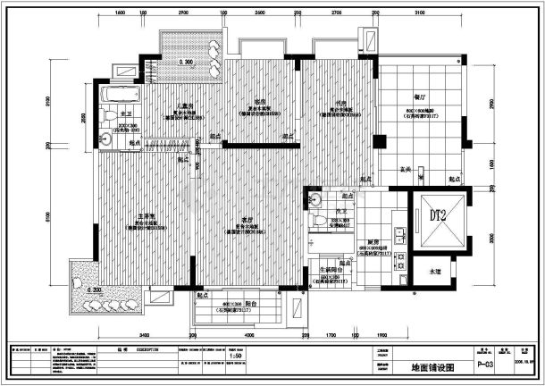 某地区楼盘设计规划CAD参考图-图二