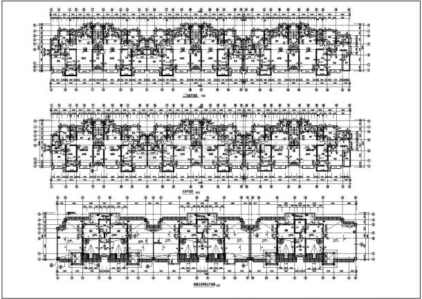 某市五层商品住宅楼建筑设计图纸-图二