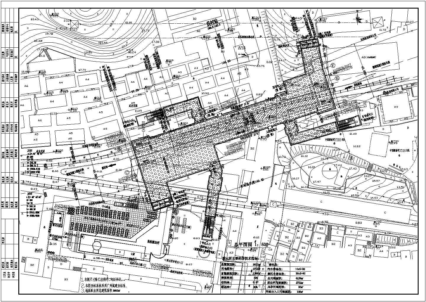 地铁平面规划设计施工图
