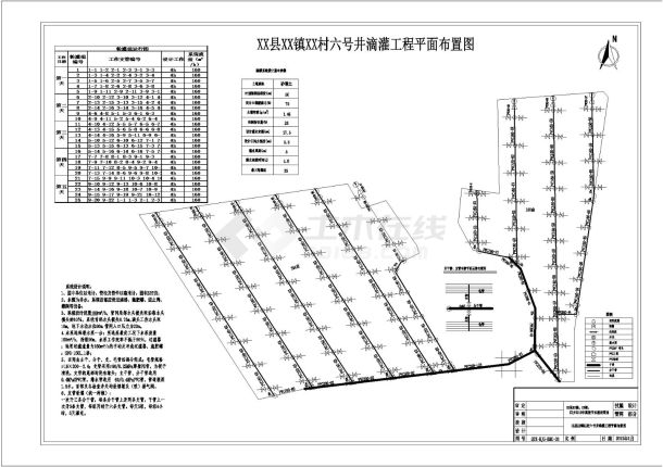 20366亩农业高效节水建设项目施工图(机井加压滴灌)-图二