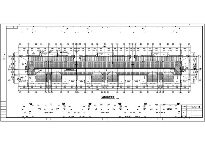 青藤花园小区六层加跃层住宅楼施工设计CAD图纸_图1