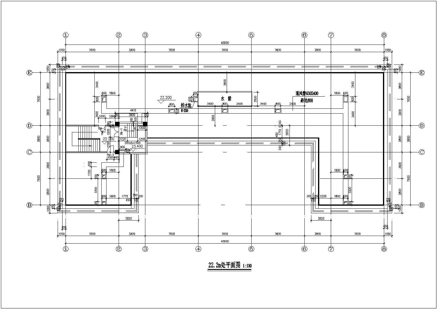 解放东路汉庭旅馆方案建筑改造施工设计CAD图纸