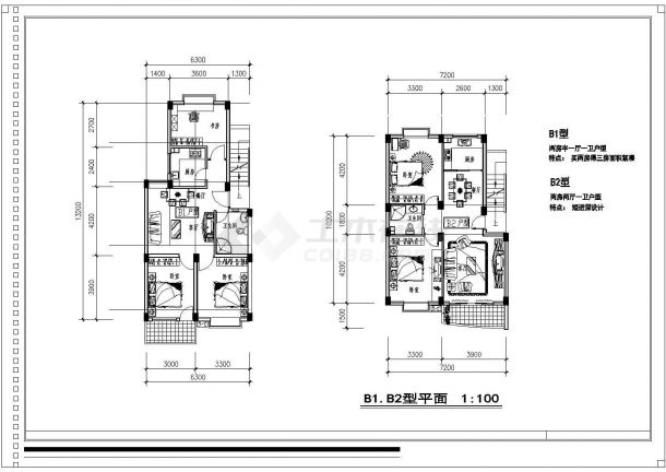 锦州某住宅规划设计施工图纸-图二