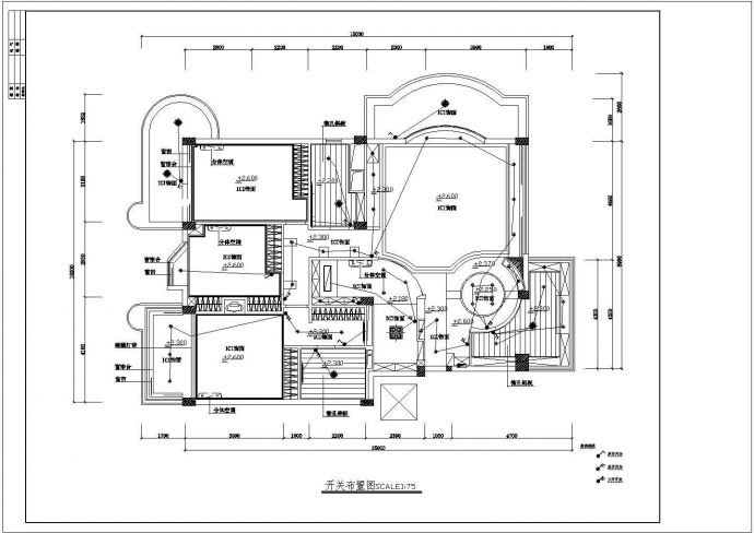 大连市某私人高端住宅全套装修设计CAD图纸_图1