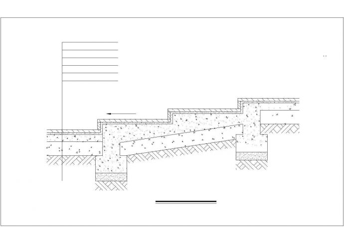 某建筑台阶设计参考CAD详图_图1