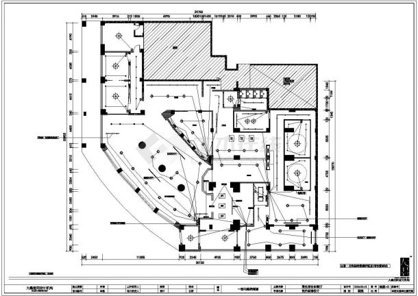 上虞市漫生活音乐餐厅全套装修设计施工CAD图纸带效果图-图二