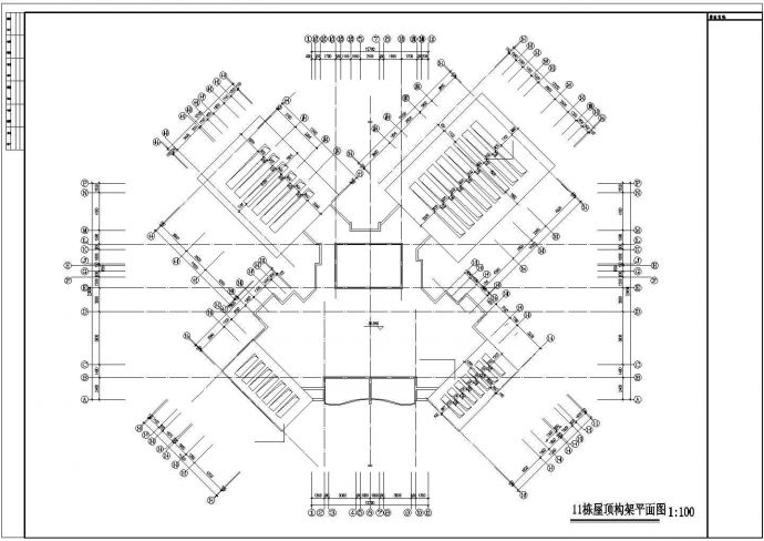 辽宁省锦州市某高档花园全套装修设计CAD图纸_图1