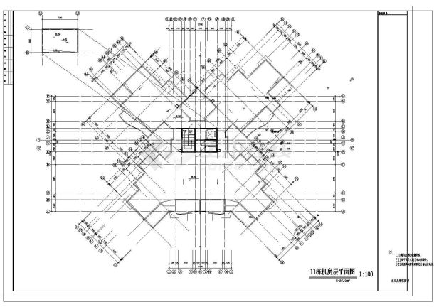 辽宁省锦州市某高档花园全套装修设计CAD图纸-图二