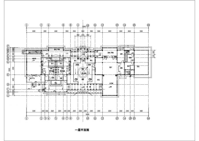 酒店健身中心CAD建筑设计图_图1