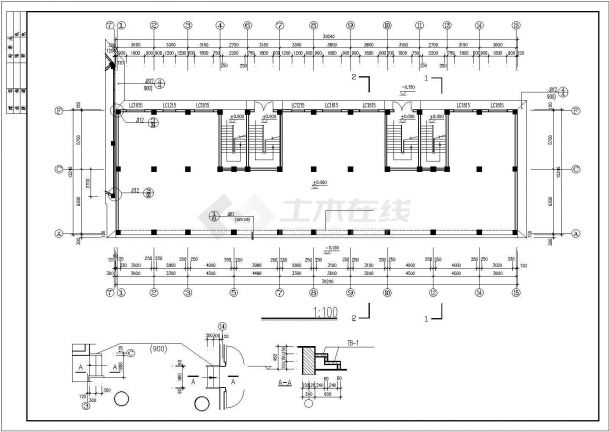 某地区住宅建筑设计规划CAD详图-图一
