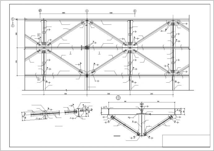 某钢结构施工设计详图_图1