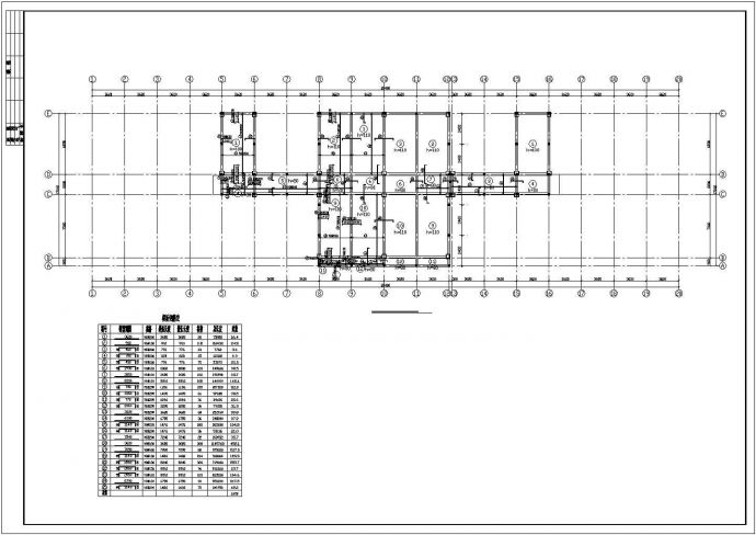 某局部四层框架结构综合楼全套施工图_图1