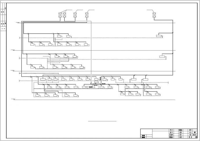 某售楼处空调布置规划CAD参考图_图1