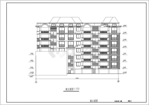 江南住宅全套CAD建筑施工图_住宅设计-图二