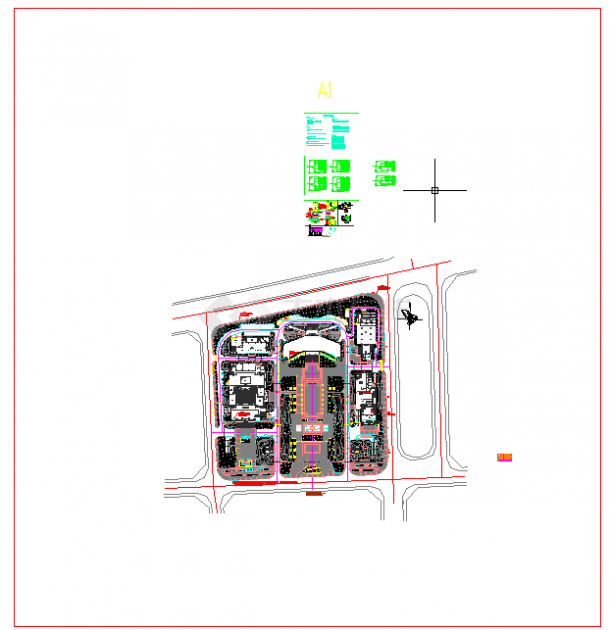 滕进市综合服务中心工程室外景观工程（+小广场景观亮化）电气-图一
