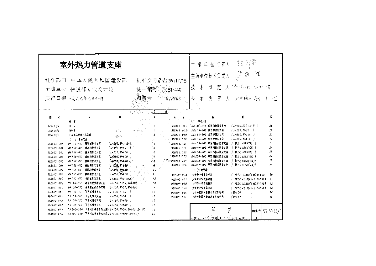 97R403室外热力管道支座-图一