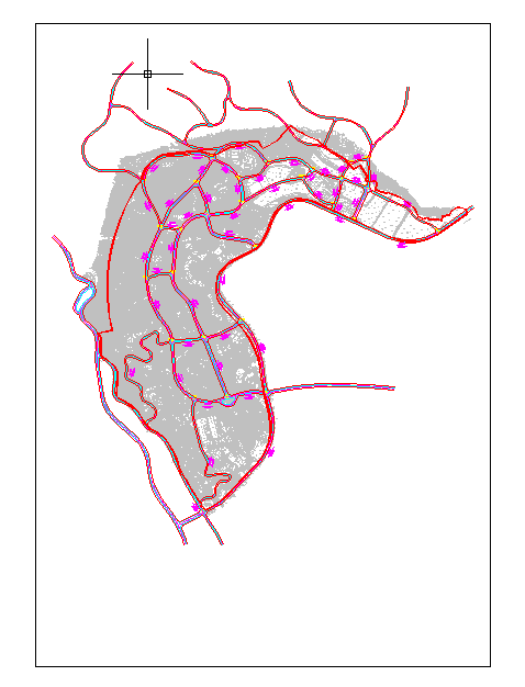 山区地形道路专规CAD图纸_图1
