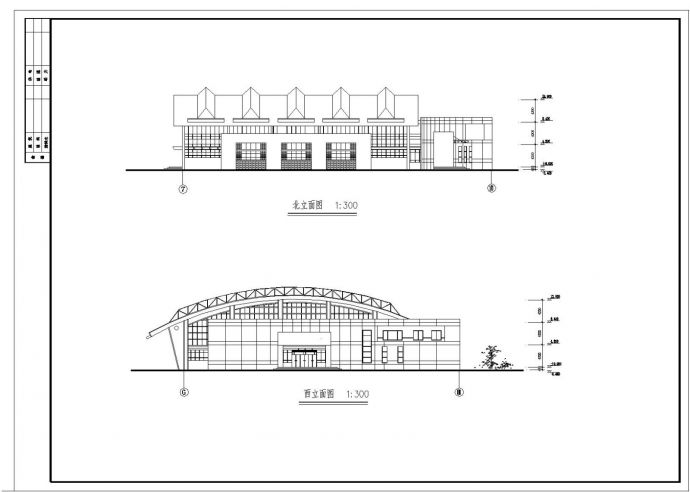 2层学校体育馆建筑方案全套设计图_图1