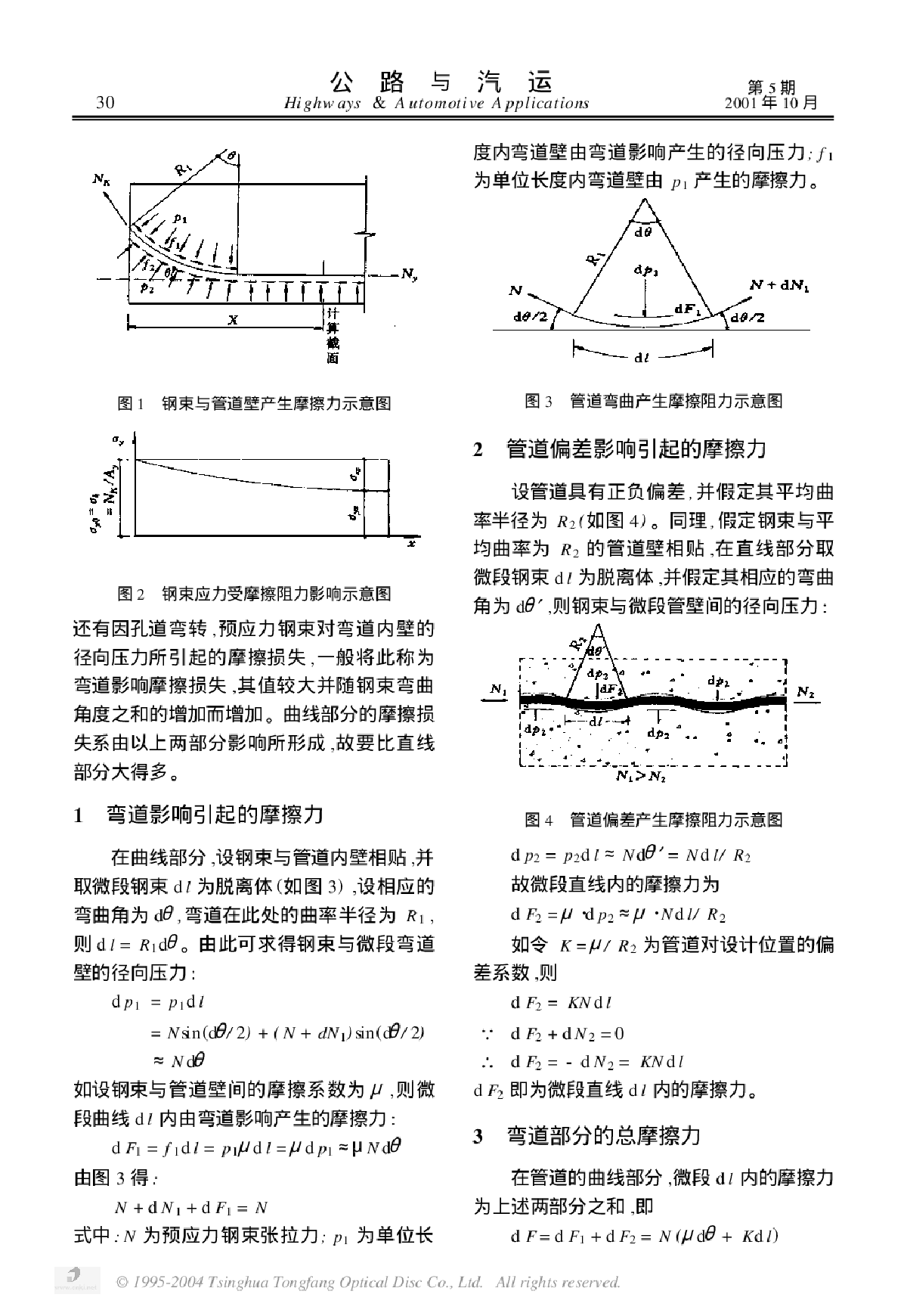 后张法预应力梁钢束伸长量计算方法-图二