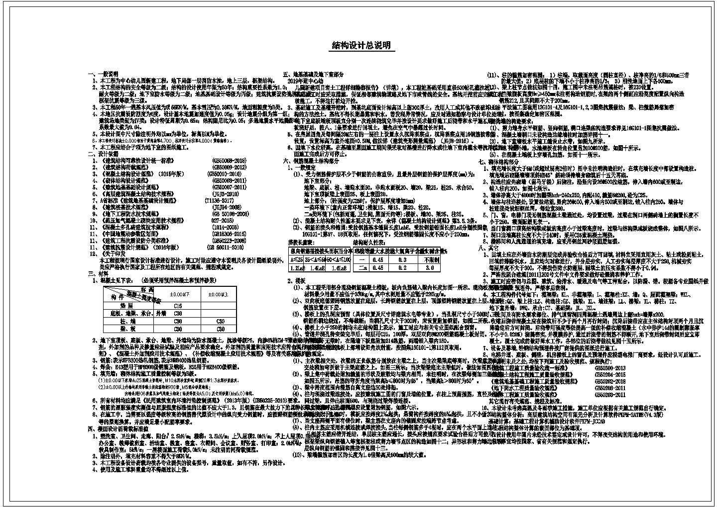 某12班城镇中心幼儿园新建工程--结构（装配式建筑）施工图