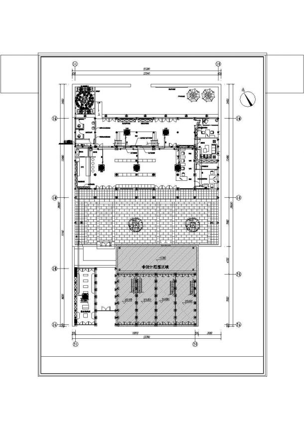 古建筑游客服务中心装饰工程方案设计--暖施(2021.06)-图一