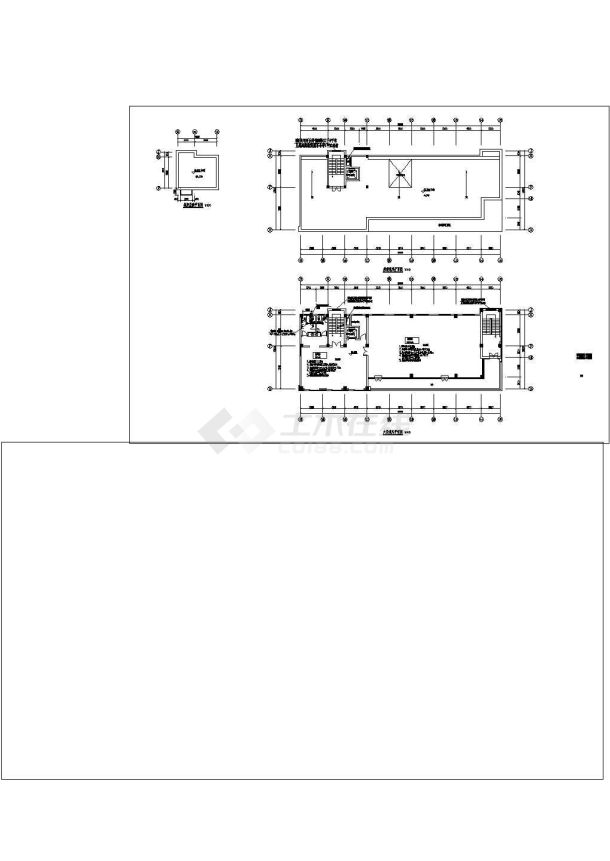 某搅拌站配套办公楼建筑暖通图纸CAD-图一