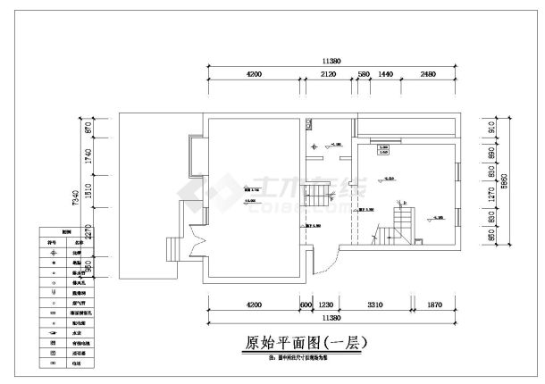 某公寓室内照明整体施工cad图纸-图一