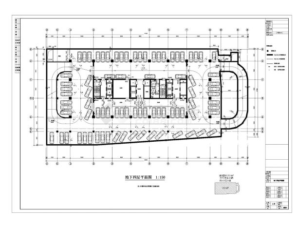 某写字楼cad平面建筑设计图-图一