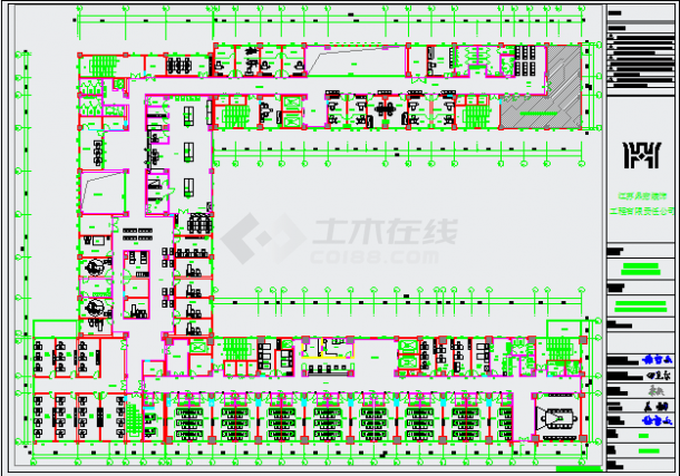 某地区卫生院装修设计参考布置图-图一