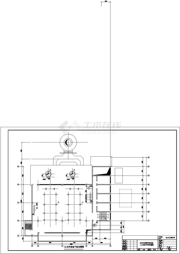 某发电厂锅炉房详细布置图-图二