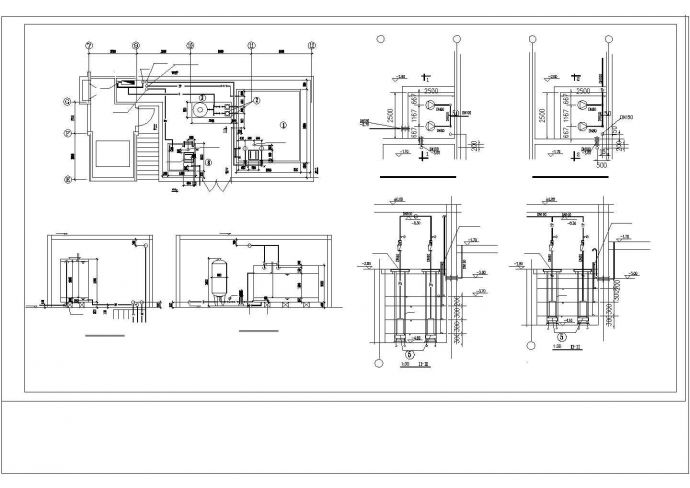 某地区锅炉房设计参考CAD图_图1