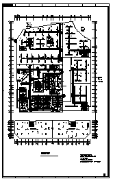 空调设计_某市四层带地下一层商业中心广场暖通空调设计cad图纸-图一