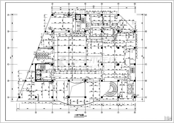 贵阳某星级酒店建筑设计CAD详图-图二