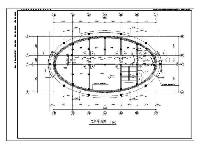 某会所CAD平面设计详图_图1