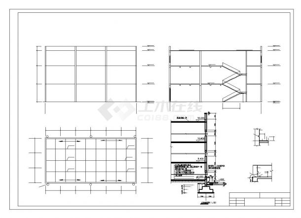 某商场CAD平面建筑设计图-图二