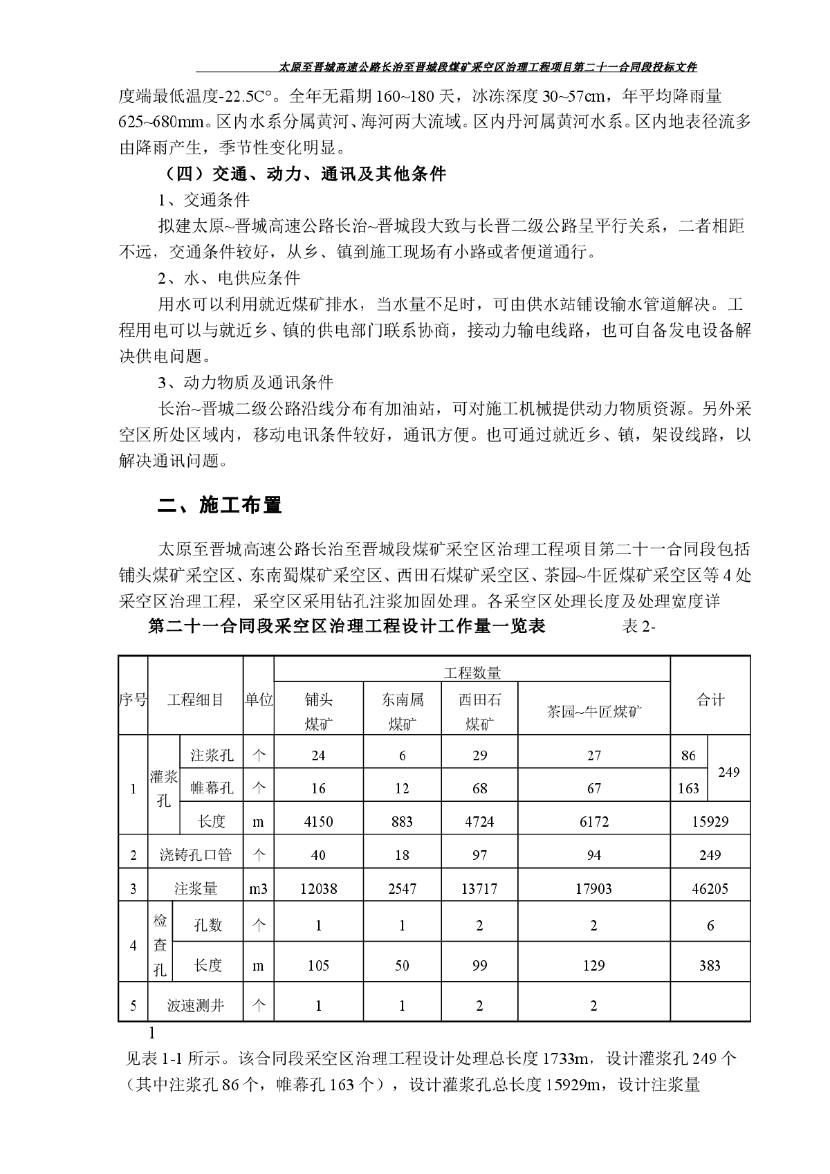 采空区治理工程施工组织设计-图二