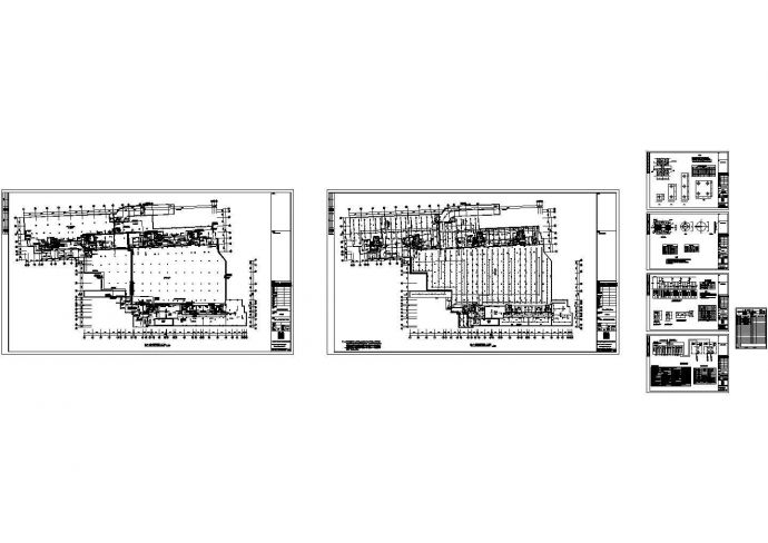 长沙某现代高级住宅小区电气设计cad全套施工图（含设计说明）_图1