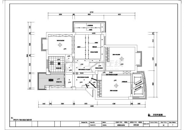 某住宅室内装修参赛作品CAD详图-图二