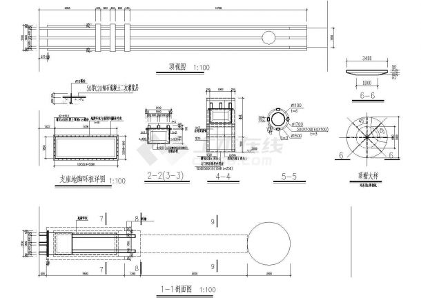 某地大型明珠小区建筑设计图纸-图二