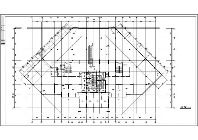 高层住宅楼CAD设计施工图_图1