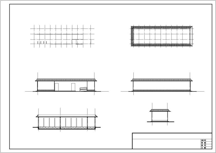 某小型景区公厕建筑布置参考图_图1