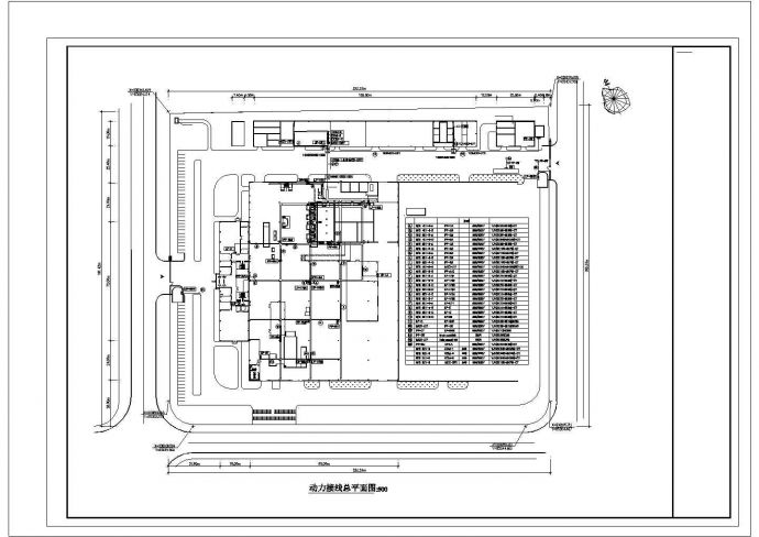 [电气图纸] 厂房动力接线与照明设计图纸_图1