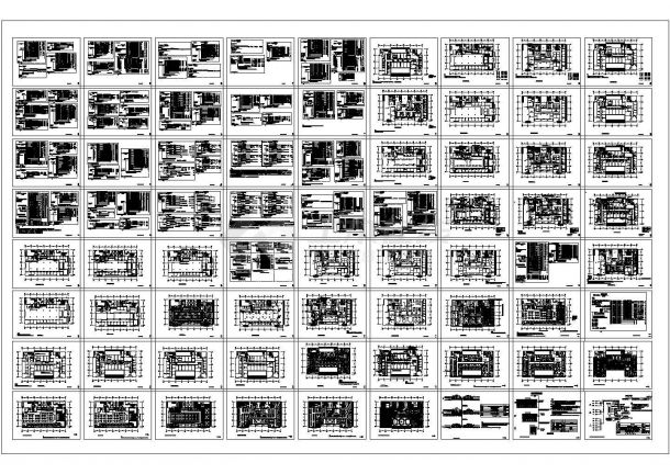 江苏某大酒店强弱电气CAD设计消防全套-图一