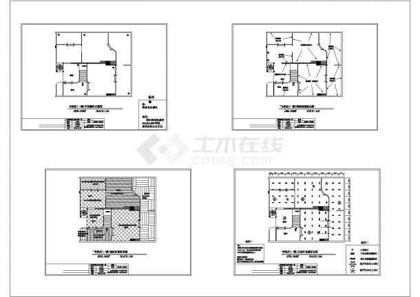 某专卖店CAD建筑设计施工图纸-图二