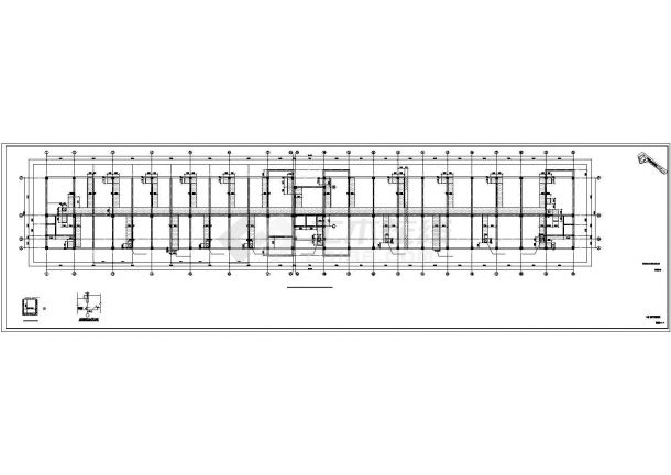 商业大厦综合体楼结构CAD图纸-图二