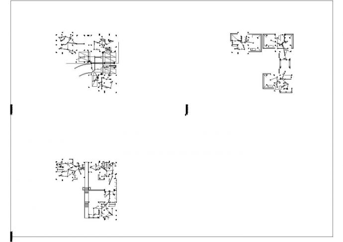 某都梁别墅小区6#楼CAD建筑施工设计图纸_图1