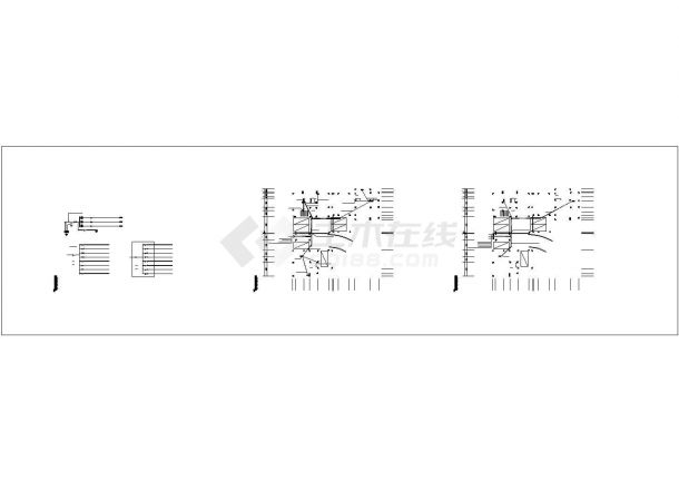 某都梁别墅小区9#楼CAD建筑施工设计图纸-图一