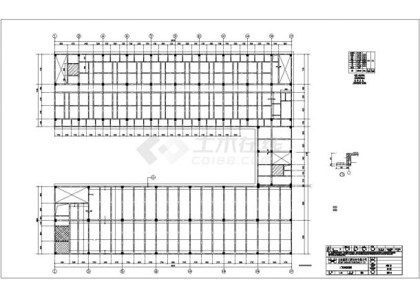 某地区厂房结构设计方案图-图二